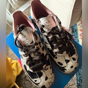 adidas cow print samba